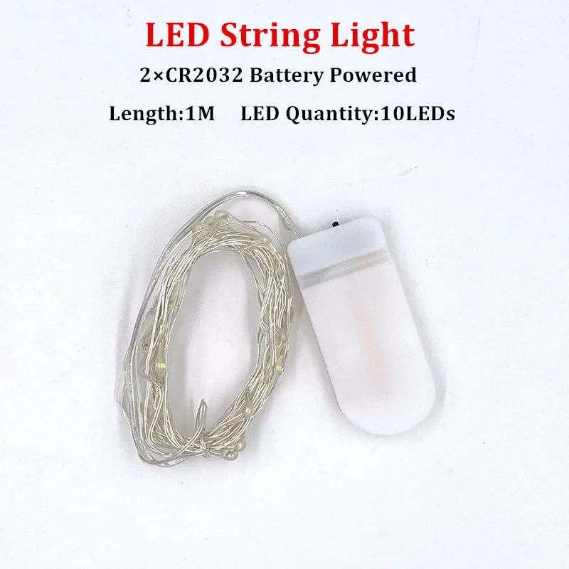 LED Fairy String Lights – Battery Powered Copper Wire (1M–10M)