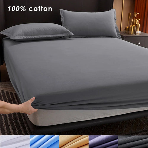 Fitted Sheet with Elastic Bands – Non-Slip Mattress Cover