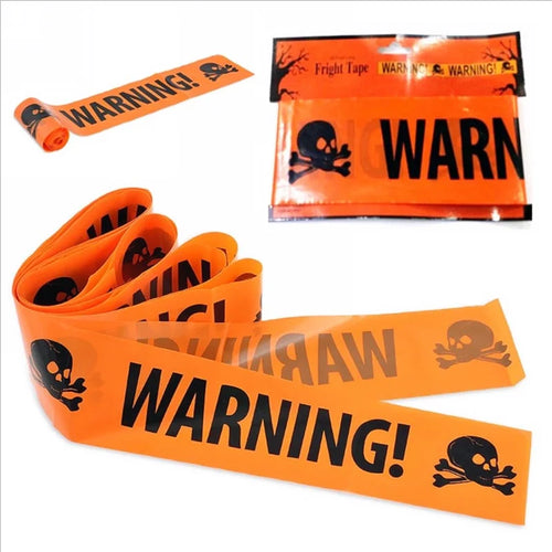 Halloween Fright Tape – Haunted Keep Out Warning Barrier Tape