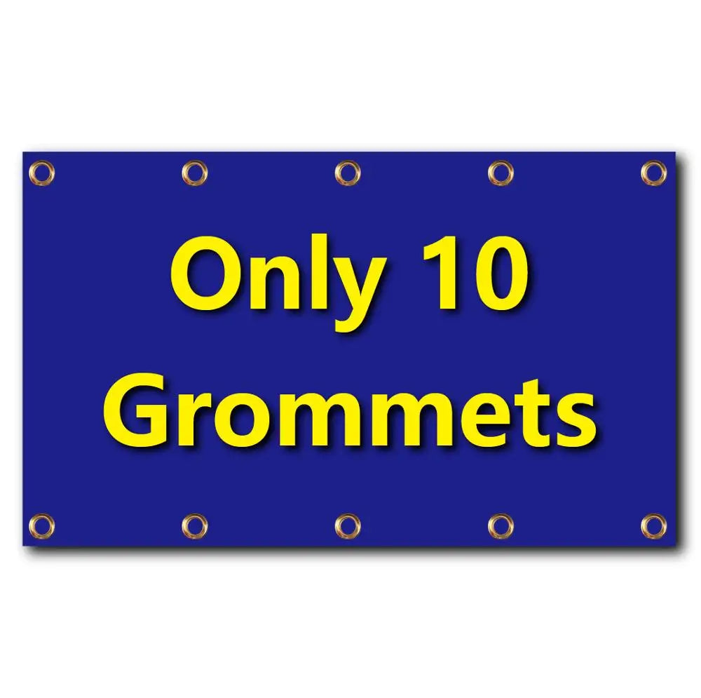 Custom Printed Polyester Flag – Outdoor Advertising Banner with Grommets or Shaft Cover
