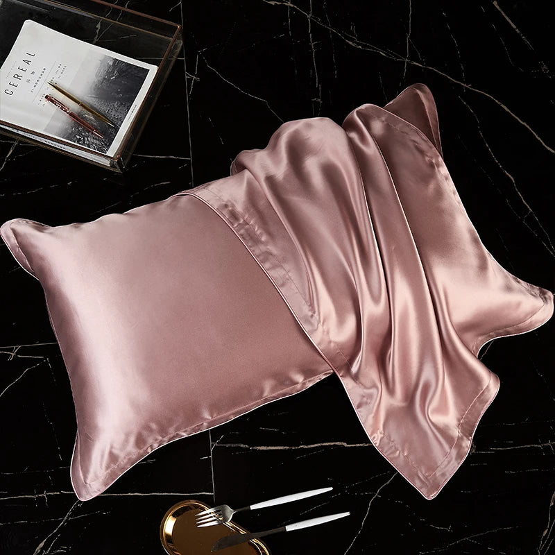 100% Mulberry Silk Pillowcase – Pure Silk Front & Lyocell Back