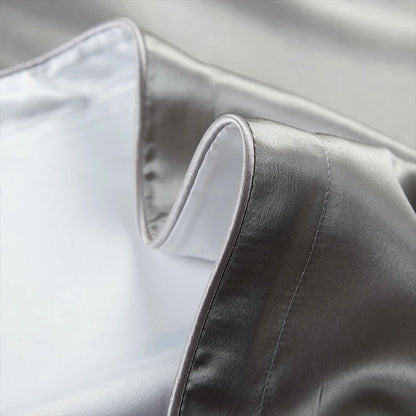 100% Mulberry Silk Pillowcase – Pure Silk Front & Lyocell Back