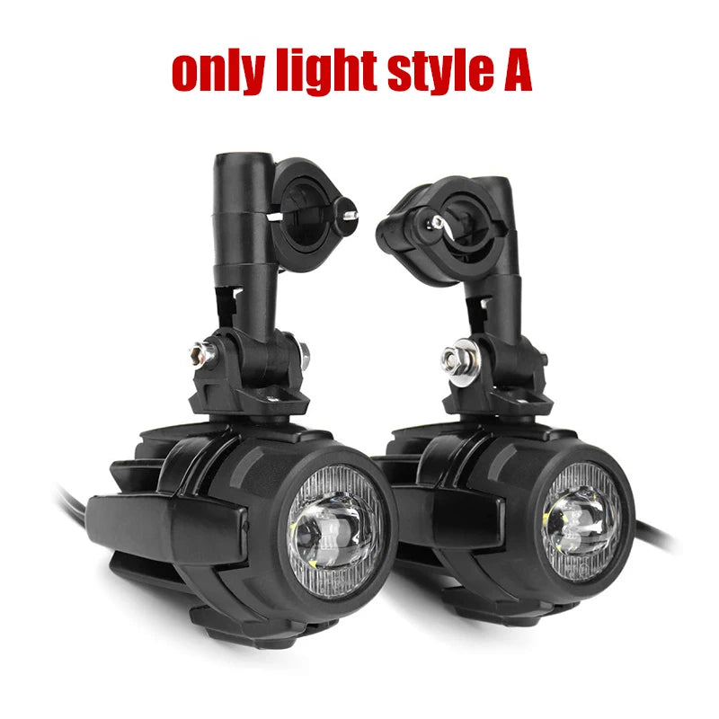 Motorcycle LED Fog Lights – Auxiliary Driving Lights for BMW R1250GS, F800GS & Yamaha MT07
