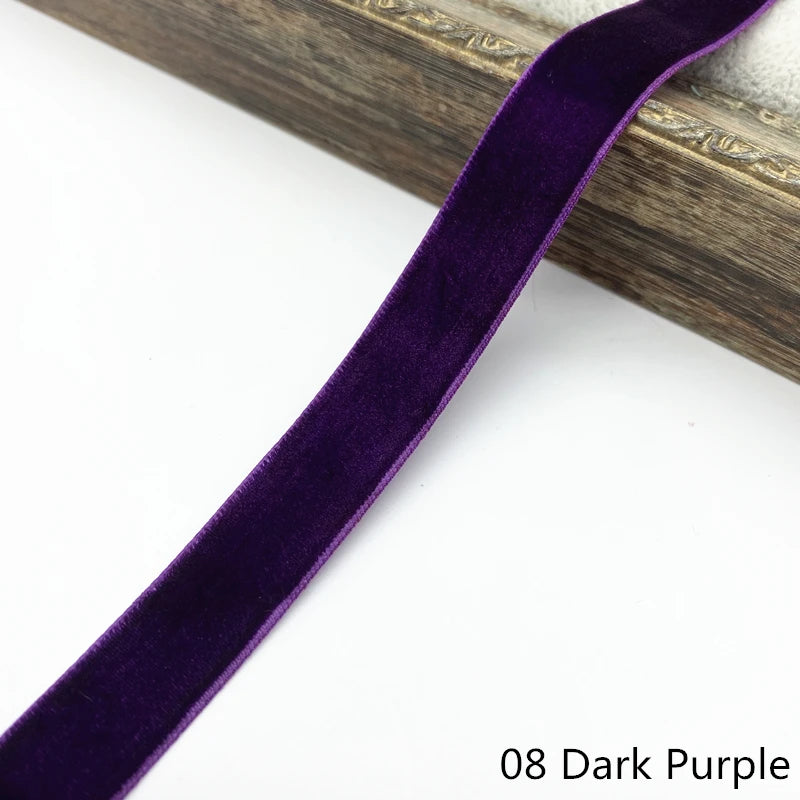 Velvet Ribbon – Multiple Widths & Colors for Crafts, Gifts & Decor