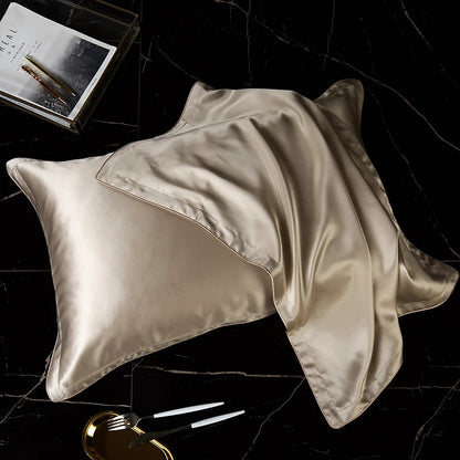 100% Mulberry Silk Pillowcase – Pure Silk Front & Lyocell Back