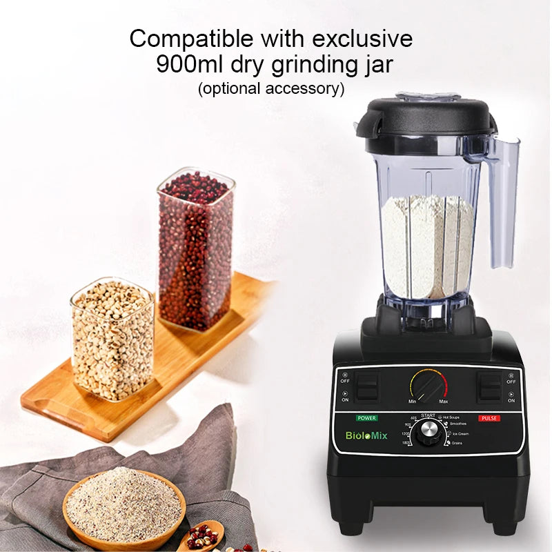 BioloMix 2200W Professional Blender – 2L BPA-Free Jar