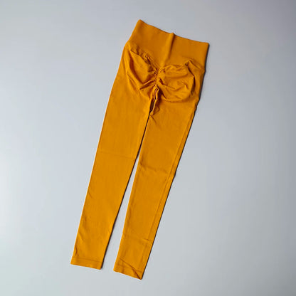 Seamless High Waist Yoga Leggings Women – Scrunch Butt Push Up Gym Pants