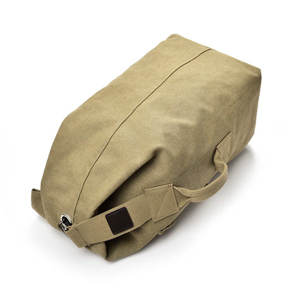 Large Capacity Canvas Backpack for Men – Travel & Hiking Rucksack