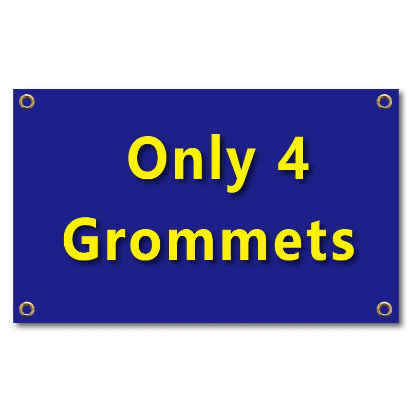 Custom Printed Polyester Flag – Outdoor Advertising Banner with Grommets or Shaft Cover