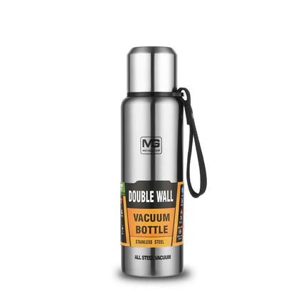 Large Capacity Stainless Steel Vacuum Flask – Insulated Thermos with Carry Bag & Rope
