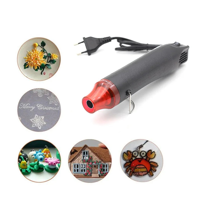 Mini Heat Gun Electric DIY Tool for Shrink Wrap & Crafts