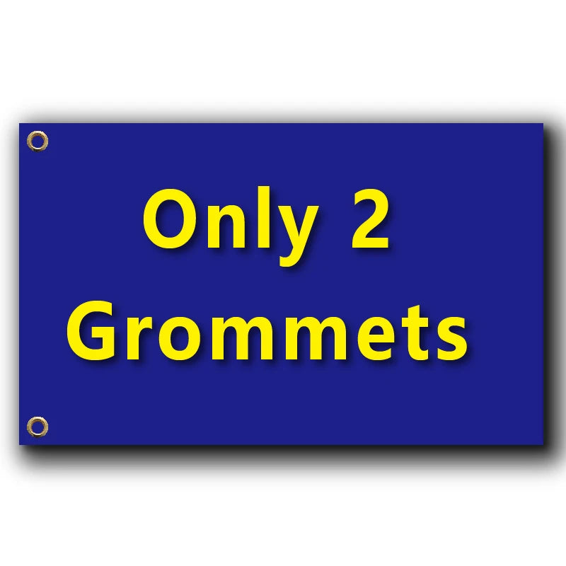 Custom Printed Polyester Flag – Outdoor Advertising Banner with Grommets or Shaft Cover