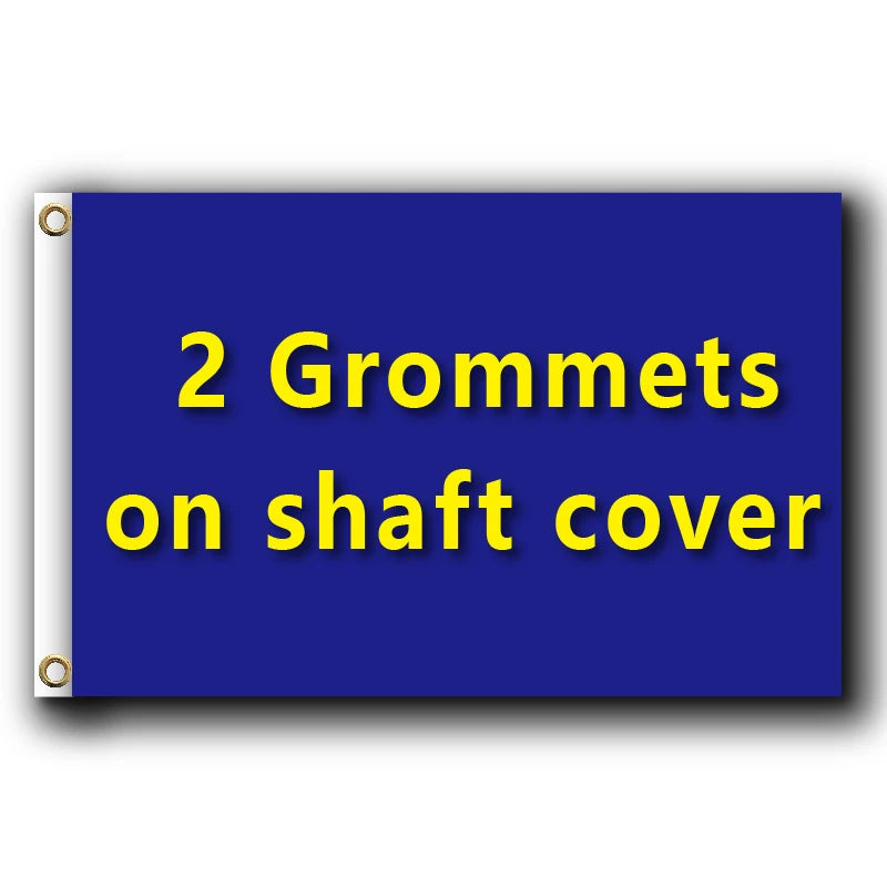 Custom Printed Polyester Flag – Outdoor Advertising Banner with Grommets or Shaft Cover