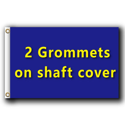 Custom Printed Polyester Flag – Outdoor Advertising Banner with Grommets or Shaft Cover