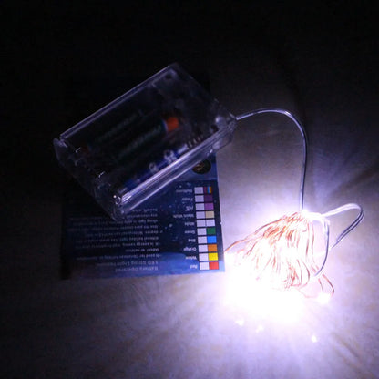 Battery Operated Fairy Lights with Timer – 2M 20 LED Copper Wire