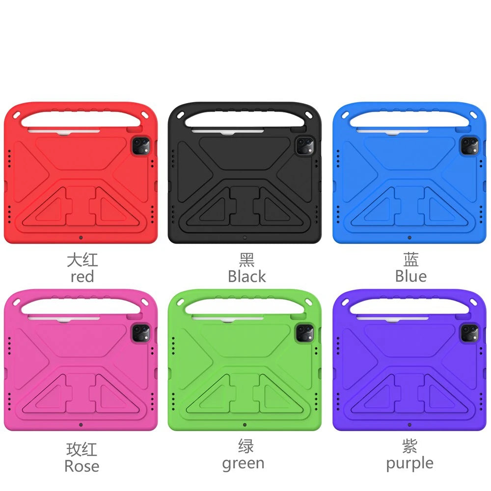Kids iPad Case Shockproof EVA with Handle & Kickstand