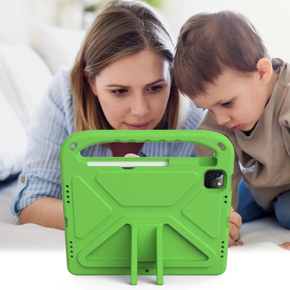 Kids iPad Case Shockproof EVA with Handle & Kickstand
