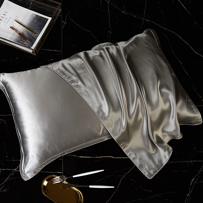 100% Mulberry Silk Pillowcase – Pure Silk Front & Lyocell Back