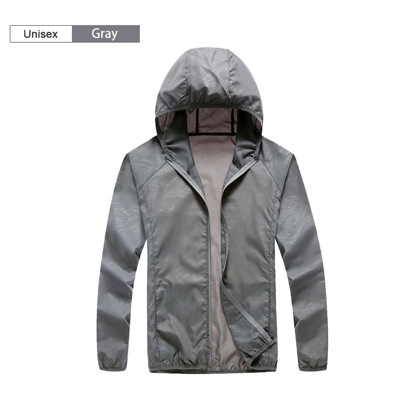 Waterproof Rain Jacket – Unisex Camping & Outdoor Windbreaker