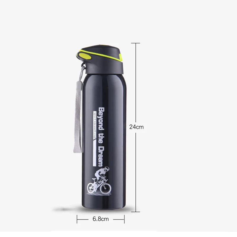 Insulated Cycling Water Bottle Stainless Steel 500ml