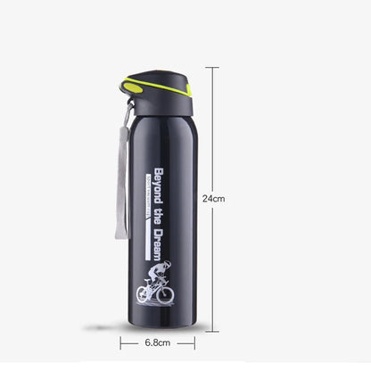 Insulated Cycling Water Bottle Stainless Steel 500ml