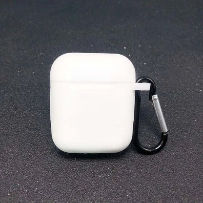 Silicone AirPods Case with Carabiner Clip – Shockproof Cover