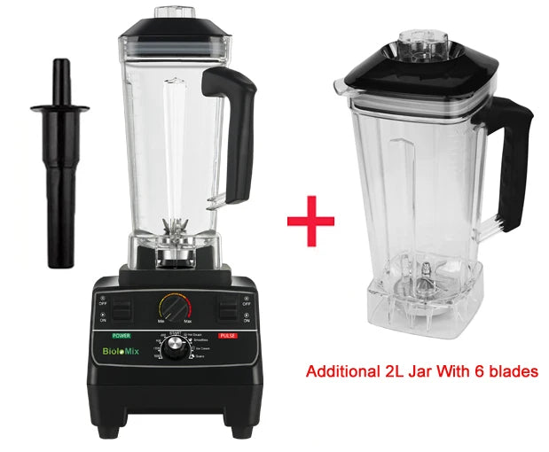 BioloMix 2200W Professional Blender – 2L BPA-Free Jar