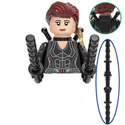 Superhero Mini Figures Building Blocks – 16 Designs, Movie Characters