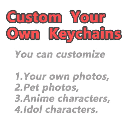 Custom Acrylic Keychain – Personalized Photo & Logo Design