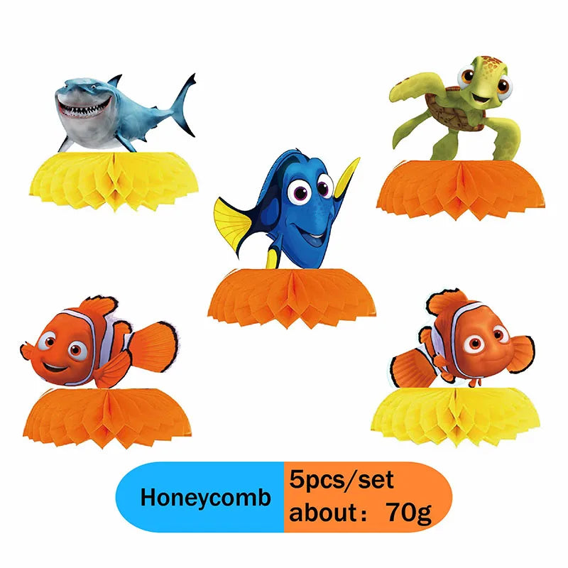 Finding Nemo Party Supplies – Disney Kids Birthday Tableware Decoration Set