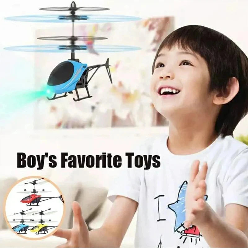 RC Mini Helicopter Toy – Rechargeable Remote Control Aircraft for Kids