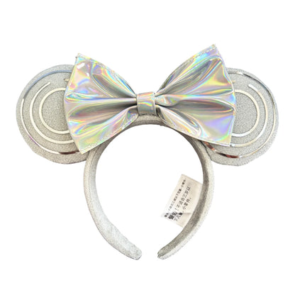 Disney Minnie Mouse Ear Headband with Bow – PU Leather Disneyland Ears
