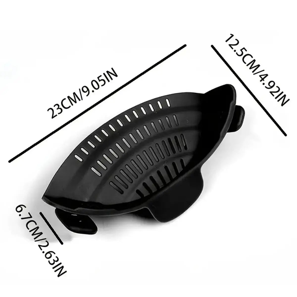 Clip-On Pot Strainer Silicone Adjustable Pan Drain Filter