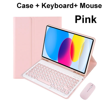 iPad Bluetooth Keyboard Case with Touchpad – 11th Gen, A16, Multi-Language