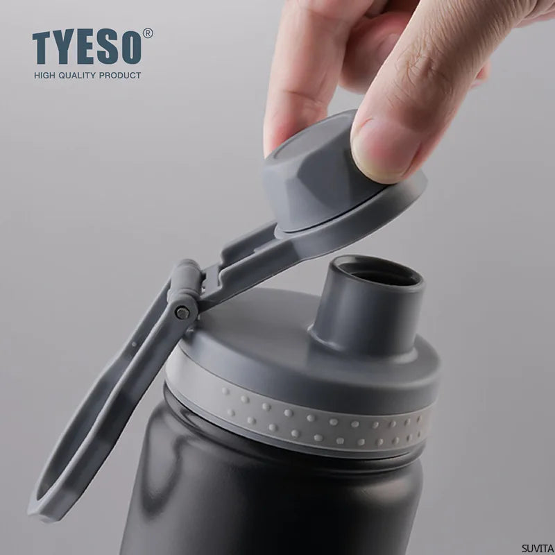 Tyeso Vacuum Insulated Stainless Steel Water Bottle | 17.9oz & 25.4oz