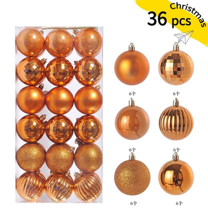 Christmas Ball Ornaments Set 24-36 Pcs – Tree Hanging Decorations