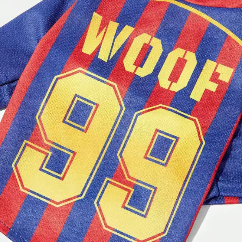 Dog Soccer Jersey Shirt – Breathable Mesh Sports Tee for Pets