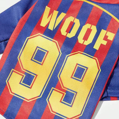 Dog Soccer Jersey Shirt – Breathable Mesh Sports Tee for Pets
