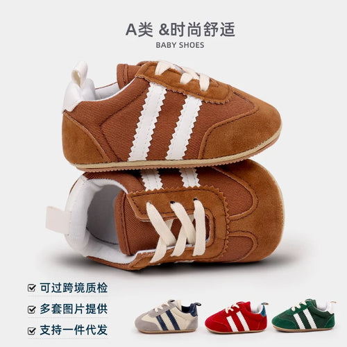 Baby Sneakers – Anti-Slip Prewalker Shoes for Boys & Girls