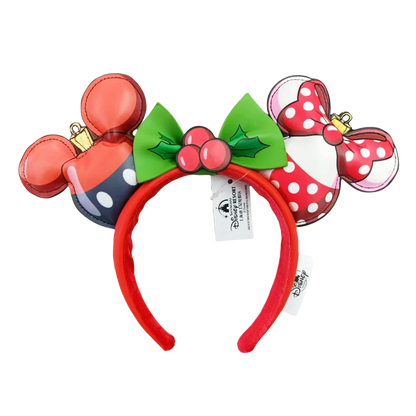 Disney Mickey Minnie Ears Headband – Sequin Bow Costume Cosplay