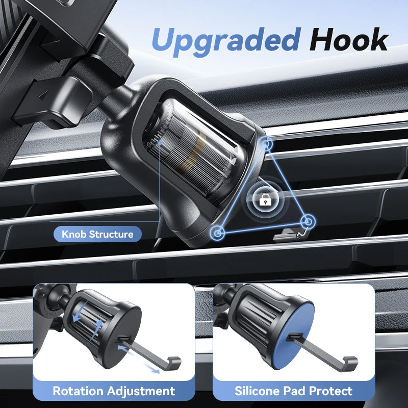 Joyroom Car Phone Holder – 360° Universal Mount for Dashboard, Air Vent & Windshield
