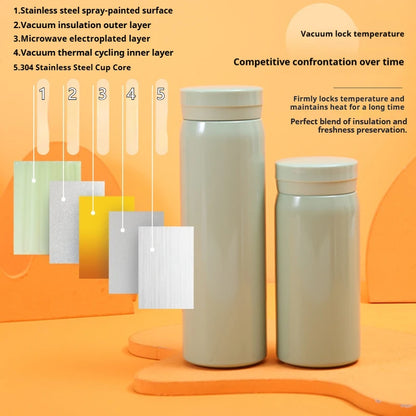 Mini Insulated Vacuum Flask – Stainless Steel Pocket Thermos