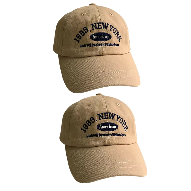 Baseball Cap – Unisex Retro Letter Embroidered Hat