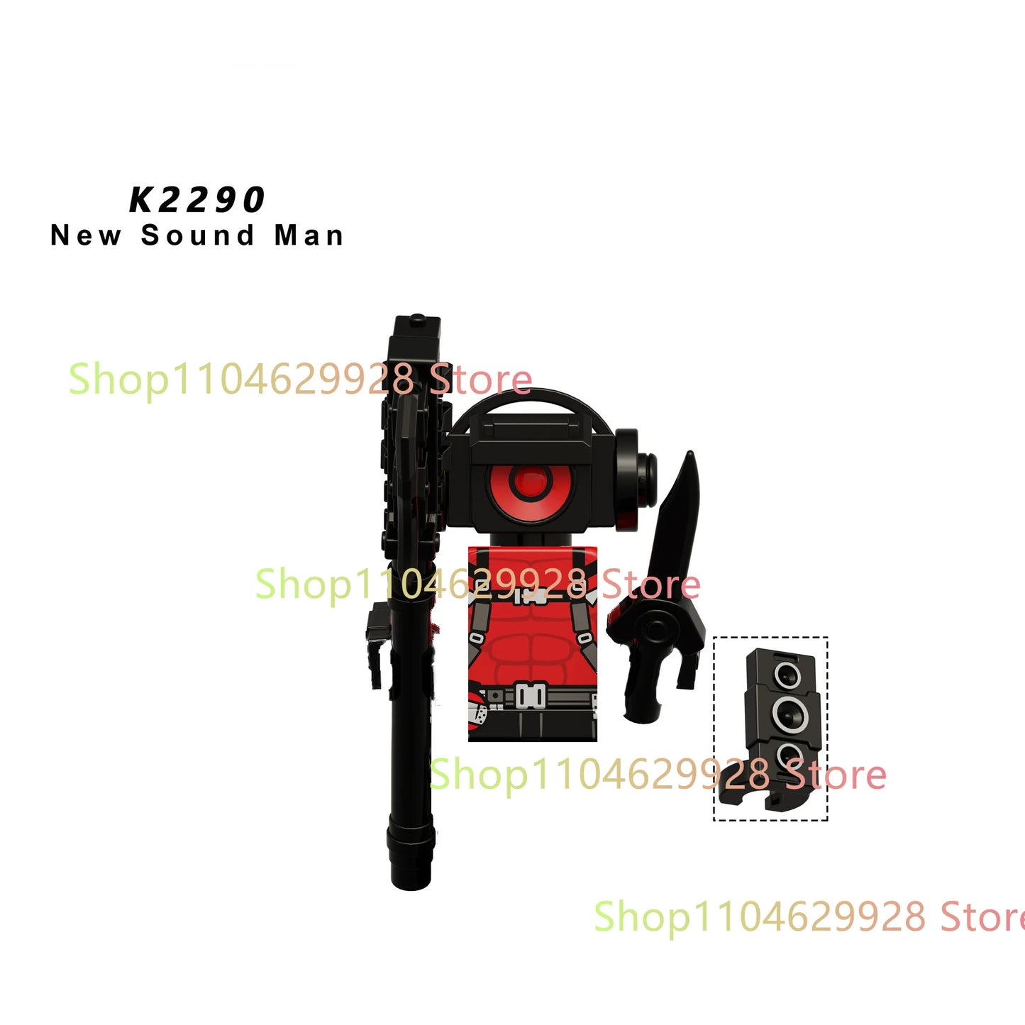 Skibidi Toilet Mini Building Block Figures – TV Man, Cameraman & More