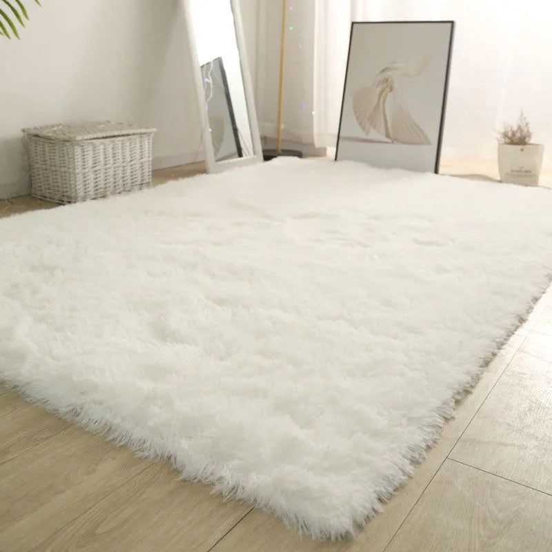 Fluffy Shaggy Area Rug – Soft Non-Slip Carpet for Living Room & Bedroom