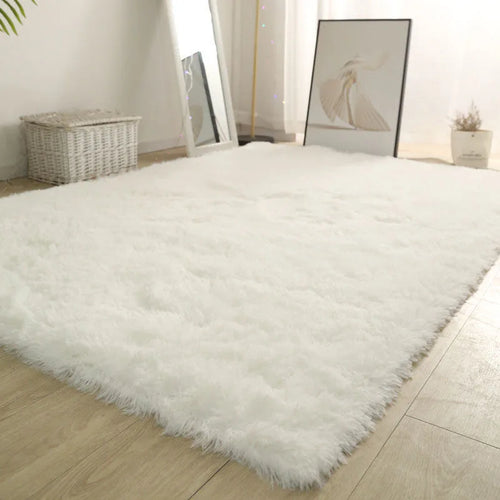 Fluffy Shaggy Area Rug – Soft Non-Slip Carpet for Living Room & Bedroom
