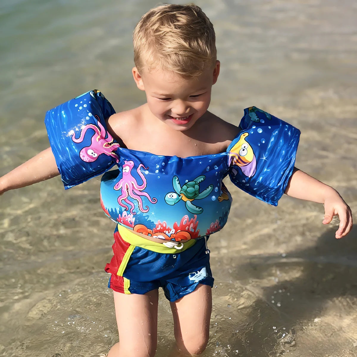Kids Foam Swim Arm Floaties Buoyancy Armbands Baby Pool Swimming Aid