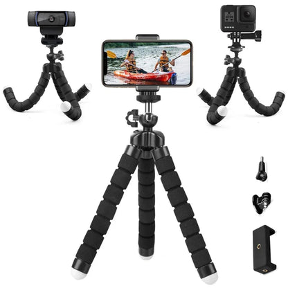 Mini Octopus Flexible Tripod with Phone Holder & Bluetooth Remote