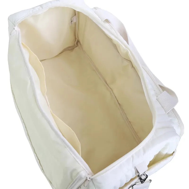Large Capacity Diaper Bag – Quilted Cotton Mommy Tote