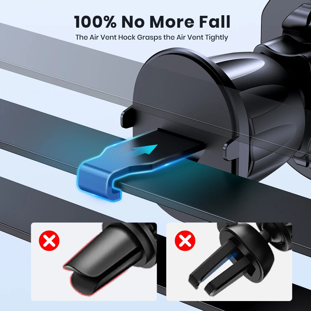 TOPK Magnetic Car Phone Holder – Air Vent Mount for iPhone & Android